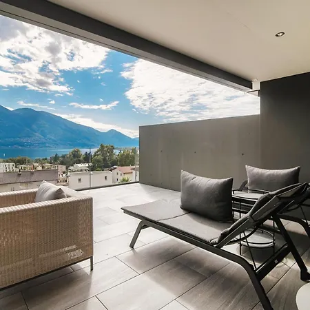 Apartment Luxury By Quokka 360 - Modern With Terrace And Amazing View Minusio